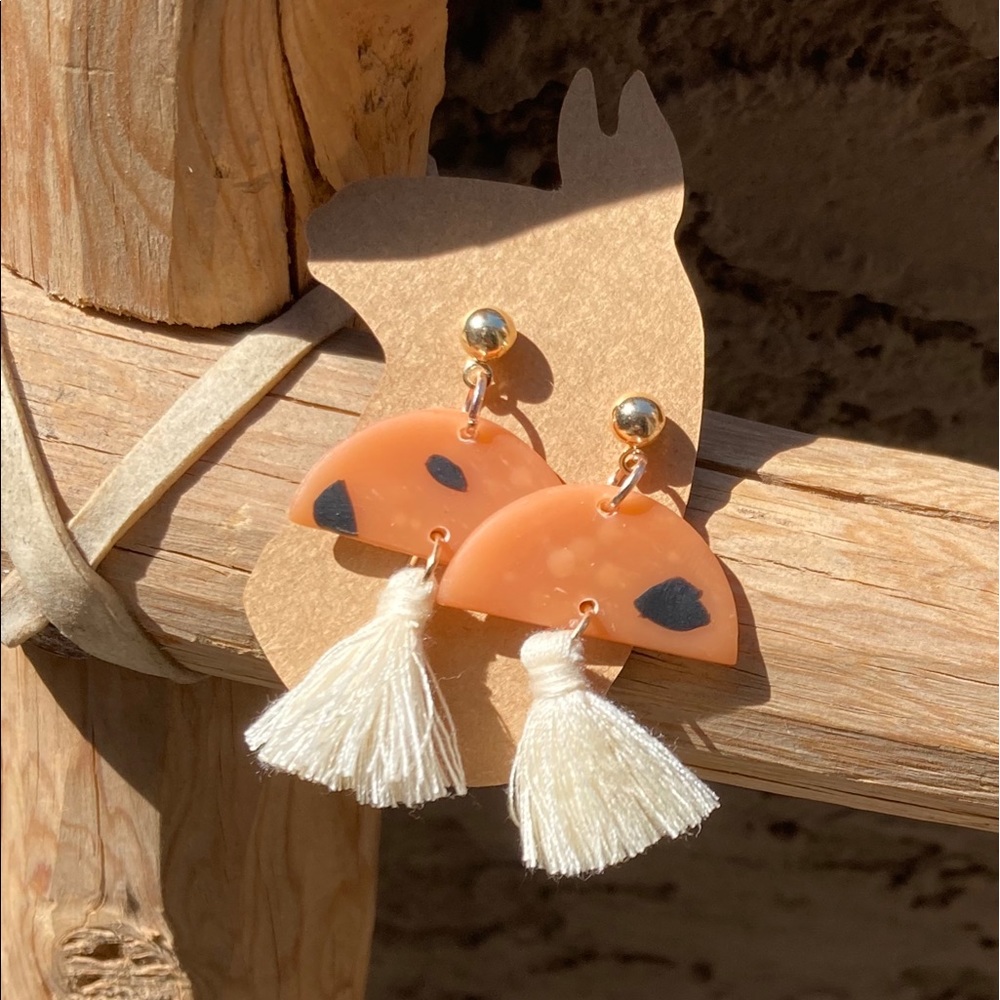 Handle Polymer Clay Earrings